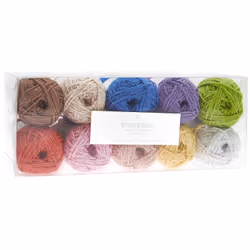 Rico Design 400025.008, DK, Beige, Bleu, Marron, Vert, Rose, Violet, Rouge, Jaune, Coton/Polyester, 52 m, Cotton, 99%, polyes ...