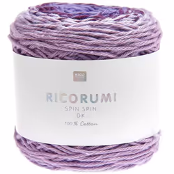 Rico Design Ricorumi Spin Spin, Artisanat, Violet, Coton, 115 m, 50 g, 1 pièce(s)
