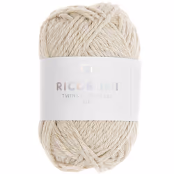Rico Design Ricorumi Twinkly Twinkly, Artisanat, Beige, Coton/Polyester, 52 m, 25 g, 1 pièce(s)