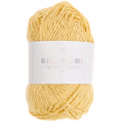 Rico Design Ricorumi Twinkly Twinkly, Artisanat, Jaune, Coton/Polyester, 52 m, 25 g, 1 pièce(s)