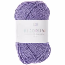 Rico Design Ricorumi Twinkly Twinkly, Artisanat, Violet, Coton/Polyester, 52 m, 25 g, 1 pièce(s)