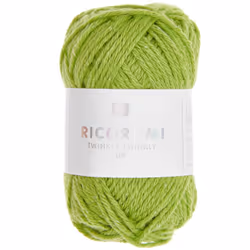 Rico Design Ricorumi Twinkly Twinkly, Sport, Fin, Vert, Coton/Polyester, 25 m, 25 g