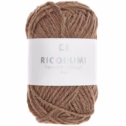 Rico Design Ricorumi Twinkly Twinkly, Artisanat, Marron, Coton/Polyester, 52 m, 25 g, 1 pièce(s)
