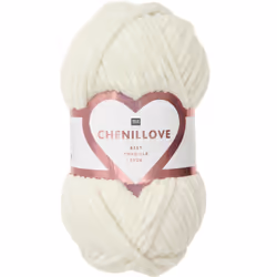Rico Design Chenillove, Bébé, Crème, Polyester, 110 m, Polyester 100%, 100 g
