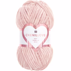 Rico Design Chenillove, Bébé, Rose, Polyester, 110 m, Polyester 100%, 100 g