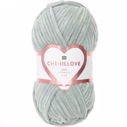 Rico Design Chenillove, Bébé, Couleur aqua, Polyester, 110 m, Polyester 100%, 100 g