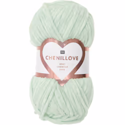 Rico Design Chenillove, Bébé, Menthe, Polyester, 110 m, Polyester 100%, 100 g