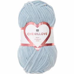 Rico Design Chenillove, Bébé, Bleu, Polyester, 110 m, Polyester 100%, 100 g
