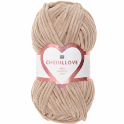 Rico Design Chenillove, Bébé, Beige, Polyester, 110 m, Polyester 100%, 100 g