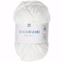 Rico Design Ricorumi Nilli Nilli, Blanc, Polyester, 65 m, 25 g, Lavage à la main, Ne pas javelliser