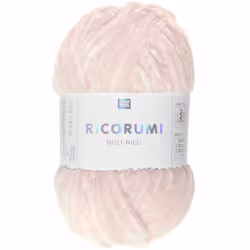 Rico Design Ricorumi Nilli Nilli, Rose, Polyester, 65 m, 25 g, Lavage à la main, Ne pas javelliser