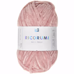 Rico Design Ricorumi Nilli Nilli, Rose, Polyester, 65 m, D-3, 25 g, Programme délicat