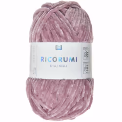 Rico Design Ricorumi Nilli Nilli, Rose, Polyester, 65 m, 25 g, Lavage à la main, Ne pas javelliser