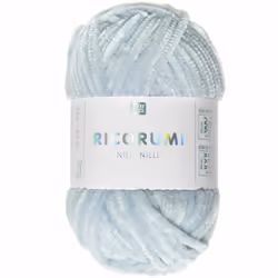 Rico Design Ricorumi Nilli Nilli, Bleu, Polyester, 65 m, 25 g, Lavage à la main, Ne pas javelliser