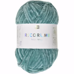 Rico Design Ricorumi Nilli Nilli, Turquoise, Polyester, 65 m, 25 g, Lavage à la main, Ne pas javelliser