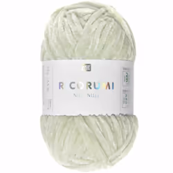 Rico Design Ricorumi Nilli Nilli, Menthe, Polyester, 65 m, 25 g, Lavage à la main, Ne pas javelliser