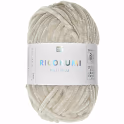 Rico Design Ricorumi Nilli Nilli, Naturel, Polyester, 65 m, 25 g, Lavage à la main, Ne pas javelliser