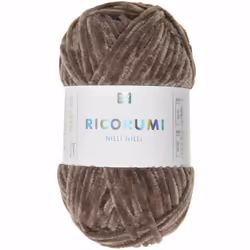Rico Design Ricorumi Nilli Nilli, Marron, Polyester, 65 m, 25 g, Lavage à la main, Ne pas javelliser