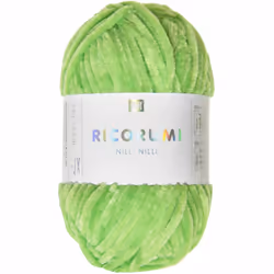 Rico Design Ricorumi Nilli Nilli, Vert, Polyester, 65 m, 25 g, Lavage à la main, Ne pas javelliser