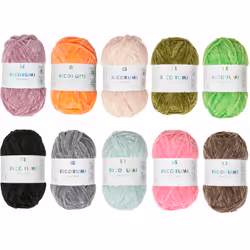 Rico Design 400025.017, Multicolore, Polyester, 65 m