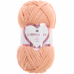 Rico Design Chenillove, Bébé, Rose, Polyester, 110 m, Polyester 100%, Lachs