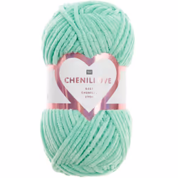 Rico Design Chenillove, Bébé, Vert, Polyester, 110 m, Polyester 100%, Aquamarin