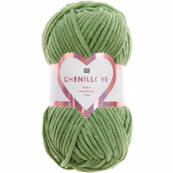 Rico Design Chenillove, Bébé, Vert, Polyester, 110 m, Polyester 100%, 100 g