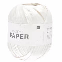 Rico Design 383409, Artisanat, Blanc, Papier, 75 m, 4 - 5, Lavage à la main