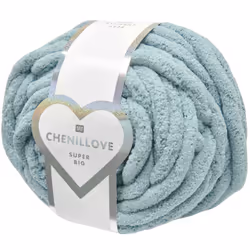 Rico Design 383411.007, Super volumineux, Super volumineux, Couleur aqua, Polyester, 36 m, 300 g