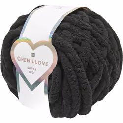 Rico Design 383411.008, Super volumineux, Super volumineux, Noir, Polyester, 36 m, 300 g