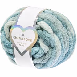 Rico Design 383417.005, Super volumineux, Super volumineux, Couleur aqua, Polyester, 36 m, 300 g