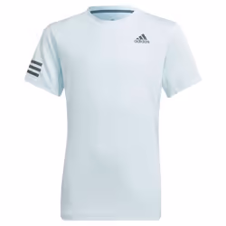Adidas Boys T-Shirt (Short Sleeve) Club Tennis 3-Stripes T-Shirt Almost Blue HN6295 Size 140