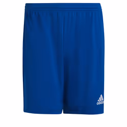Short de football Adidas Ent22 - Bleu moyen - Taille élastique avec cordon de serrage - Logo brodé