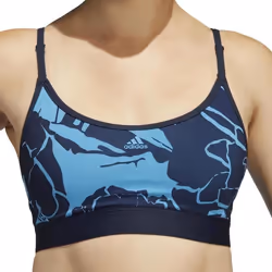 Brassière Noir/Bleu Femme Adidas HH9113 - S A