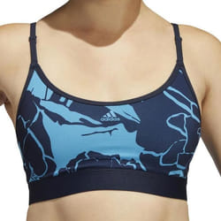 Brassière Noir/Bleu Femme Adidas HH9113 - S A