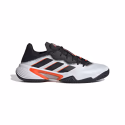 Chaussures de Tennis ADIDAS Barricade - Homme - Blanc / noir - Synthétique