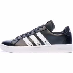 Baskets Homme Adidas Grand Court Beyond - Noir/Blanc - Tige synthétique - Fermeture lacets