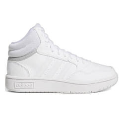 Chaussures de Basket-ball pour Enfant Adidas Hoops Mid 3.0 K - Blanc - Respirant