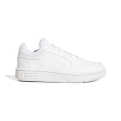 Basket Adidas Mixte enfant Hoops 3.0 - Blanc - Coupe régulière - Légères et confortables