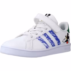 Basket Enfant - ADIDAS - 117159 Blanc - Synthétique - Lacets - Coincé