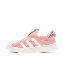 Baskets Roses Fille Adidas Superstar 360