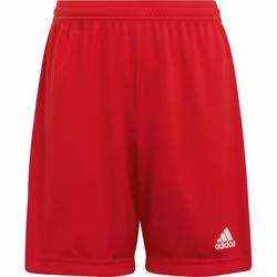 Short Enfants Adidas Entrada 22 - Rouge - Taille 128 - Football - Mixte - Respirant