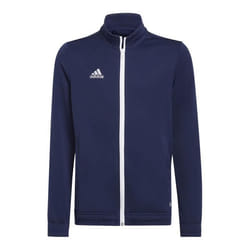 Blouson de football enfant Adidas Entrada 22 Track Bleu marine - Manches longues - Respirant