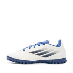Chaussures de futsal Blanc/Bleu Enfant Adidas X Speedflow.4