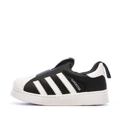 Baskets Noires Garçon Adidas Superstar 360