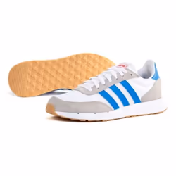 Baskets - ADIDAS - Run 60S 20 - Blanc - Homme - Lacets - Plat