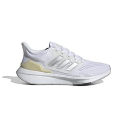 Chaussures de running de running femme adidas Eq21 Run - blanc/argent mat/beige - 40 2/3