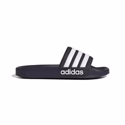 Claquettes Mixte Adilette Shower 3-Stripes adidas - Legend Ink Ftwr Blanc - Taille 48.5 EU