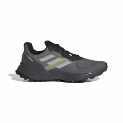 Chaussures de trail adidas Terrex Soulstride RAIN.RDY TR - Gris nuit/gris clair/jaune citron - Homme - 43 1/3