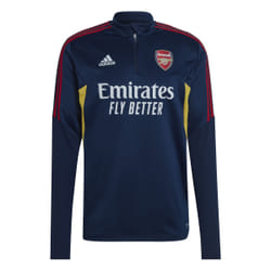 Sweat ADIDAS Arsenal Condivo 22 Homme Bleu - Manches longues - Football Indoor - Respirant